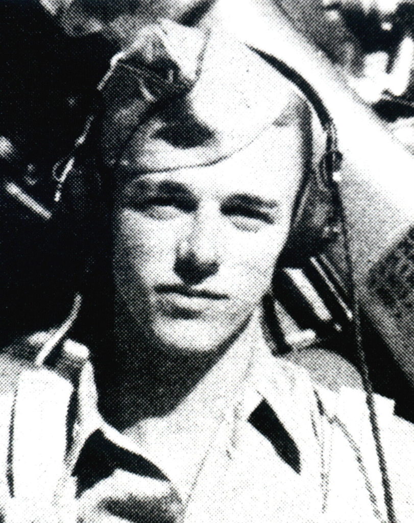 Quentin Aanenson at basic flight school in Bakersfield, California