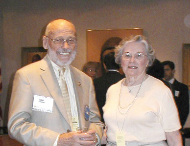John and Sally Rutherford, National Air & Space Museum, July 11, 2002
